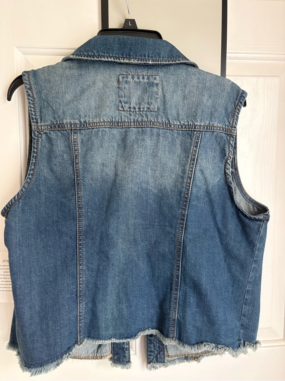 Mudd Light Blue Denim Vest - Casual Layering - Picture 5 of 6